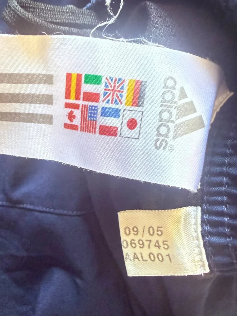 Vintage Adidas Climalite Sprinter Shorts Navy Neon Stripe Men's XL Y2K